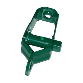 Tensor de chapa zincado y pintado verde.