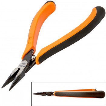 Alicates compactos de boca semirredonda ergo™ con mangos bi-componente y acabado fosfatado ref. 4830 / 4831