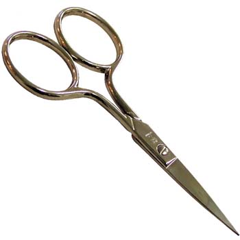 Tijera de costura para bordar recta