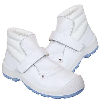 Botas de protección panter mod. fragua totale velcro s2 blanca