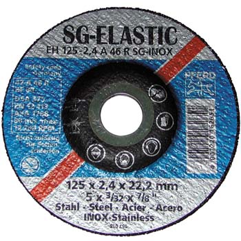 Disco de tronzar sg-elastic acero fino-inox