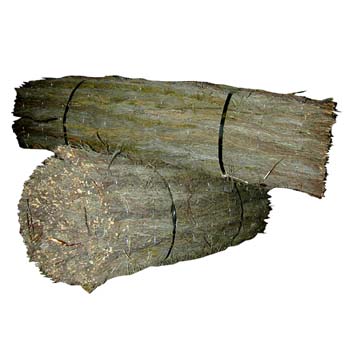 Brezo extra tejido con alambre galvanizado.
