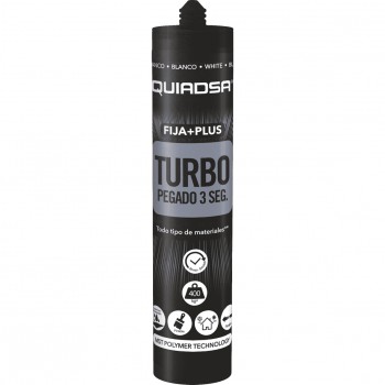 Adhesivo-sellador de fijación instantánea quiadsa fija+plus turbo