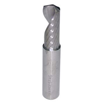 Fresa de metal duro de 1 labio para aluminio