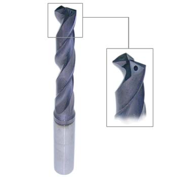 Broca de metal duro, con lubricación interior, serie larga, din 6537l ref. 6267