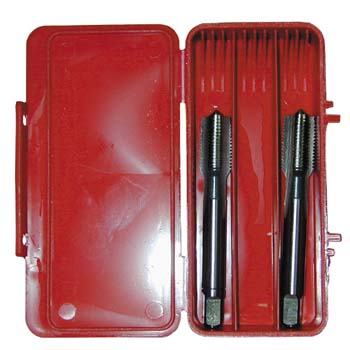 Machos de mano, rosca métrica fina din 2181, dos piezas ref. e105