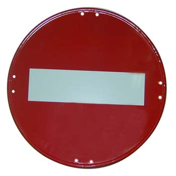 Señal de entrada prohibida ref. r-101.