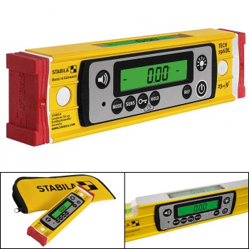 Nivel de burbuja electrónico mod. tech 196 dl