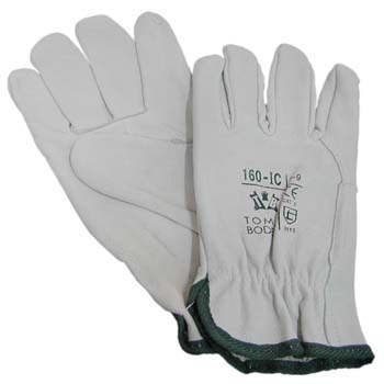 Guantes de piel flor cerdo gris mod. 160 ic.