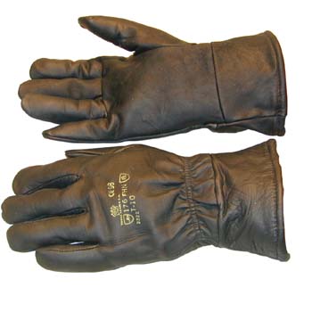 Guantes de piel de vacuno hidrófuga mod. 176 fhn.