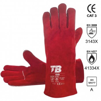 Guante de serraje para soldador mod. 910b