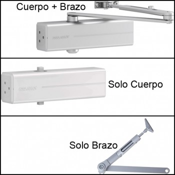 Cierrapuertas de brazo articulado mod. dc140