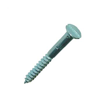 Tornillo din-97 cabeza avellanada ranurada de acero cincado.