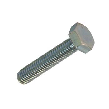 Tornillo din-933 de cabeza hexagonal, totalmente roscado, de acero (4.8 - 5.6 - 6.8) cincado y rosca métrica