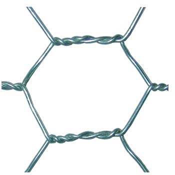 Enrejado triple torsión galvanizado.