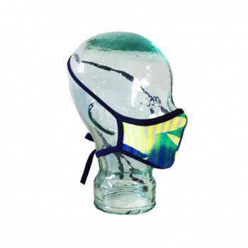 Mascarilla reutilizable turbo mask 2 amarilla-verde