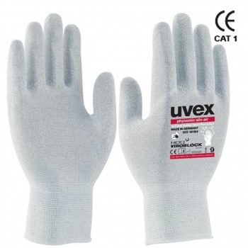 Guante de protección higiénica uvex phynomic silv-air ref. 60085