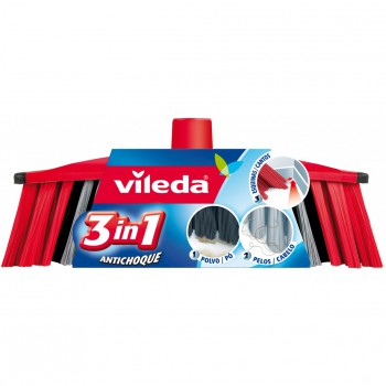 Recambio escoba multiusos vileda antichoque 3 en 1 (sin mango) ref. 142157