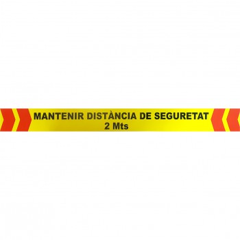 Cinta adhesiva de señalización 