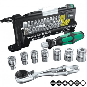 Juego de puntas y llaves de vaso mod. tool-check plus
